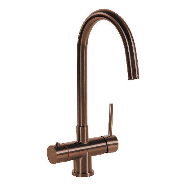 Selsiuz Push & Turn-Rond Copper