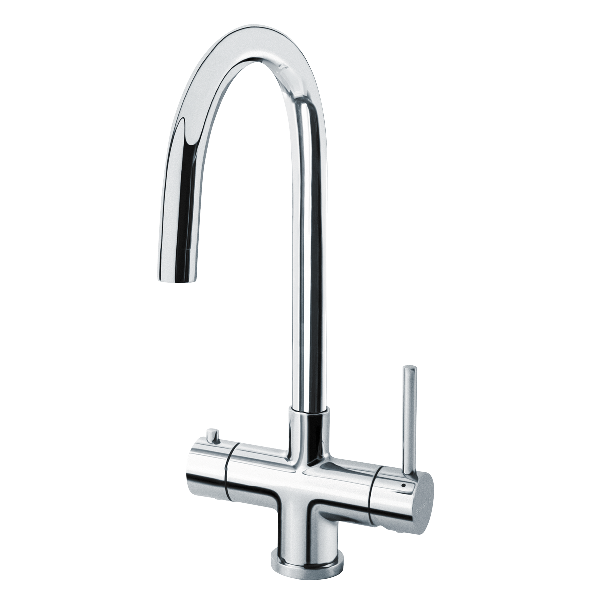 Selsiuz Push & Turn-Rond Chroom