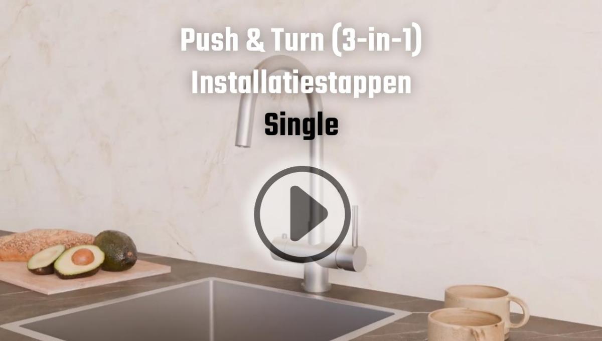 Installatie Selsiuz classic single (push & turn 3-in-1)