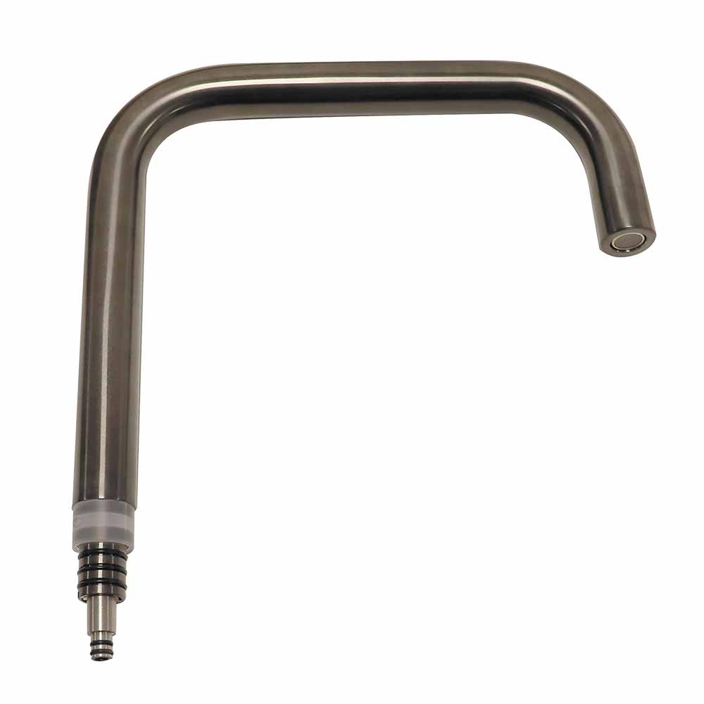Uitloop Gun Metal haaks